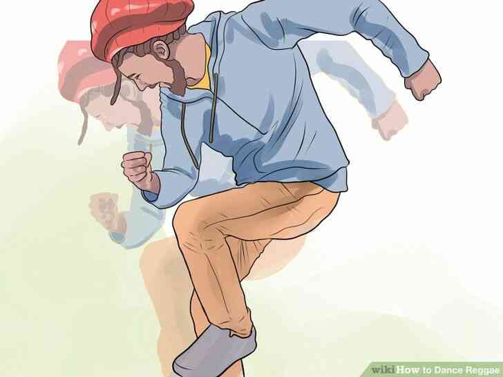 Image intitulée la Danse Reggae Étape 7